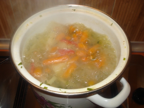 Supa crema de legume cu morcovi tineri