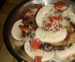 Pulpe gratinate cu ciuperci si cascaval-1