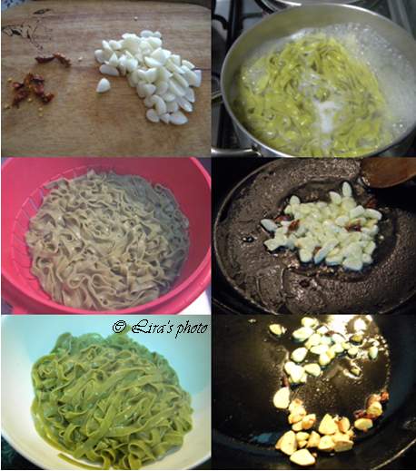Tagliatelle aglio, olio & peperoncino