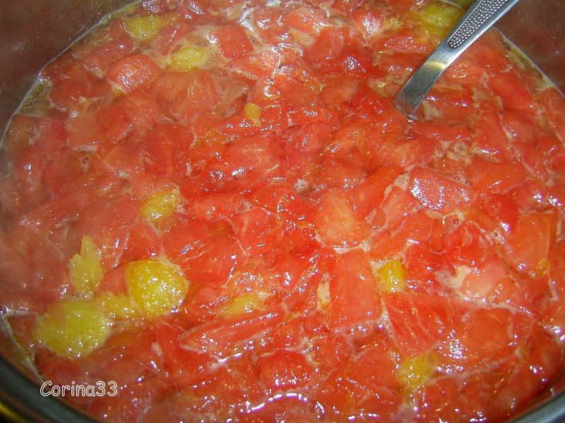 Dulceata de pepene cu citrice