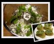 Clatite cu spanac (Crespelle di spinaci) in sos de iaurt cu menta-2