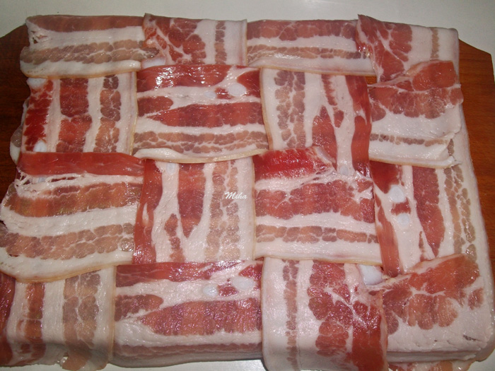 Aperitiv drob de pui in bacon