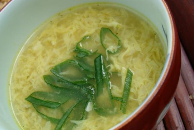 Supa chinezeasca de ou - Egg drop soup