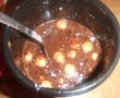 Clatite cu peltea de corcoduse in sos de ciocolata-6