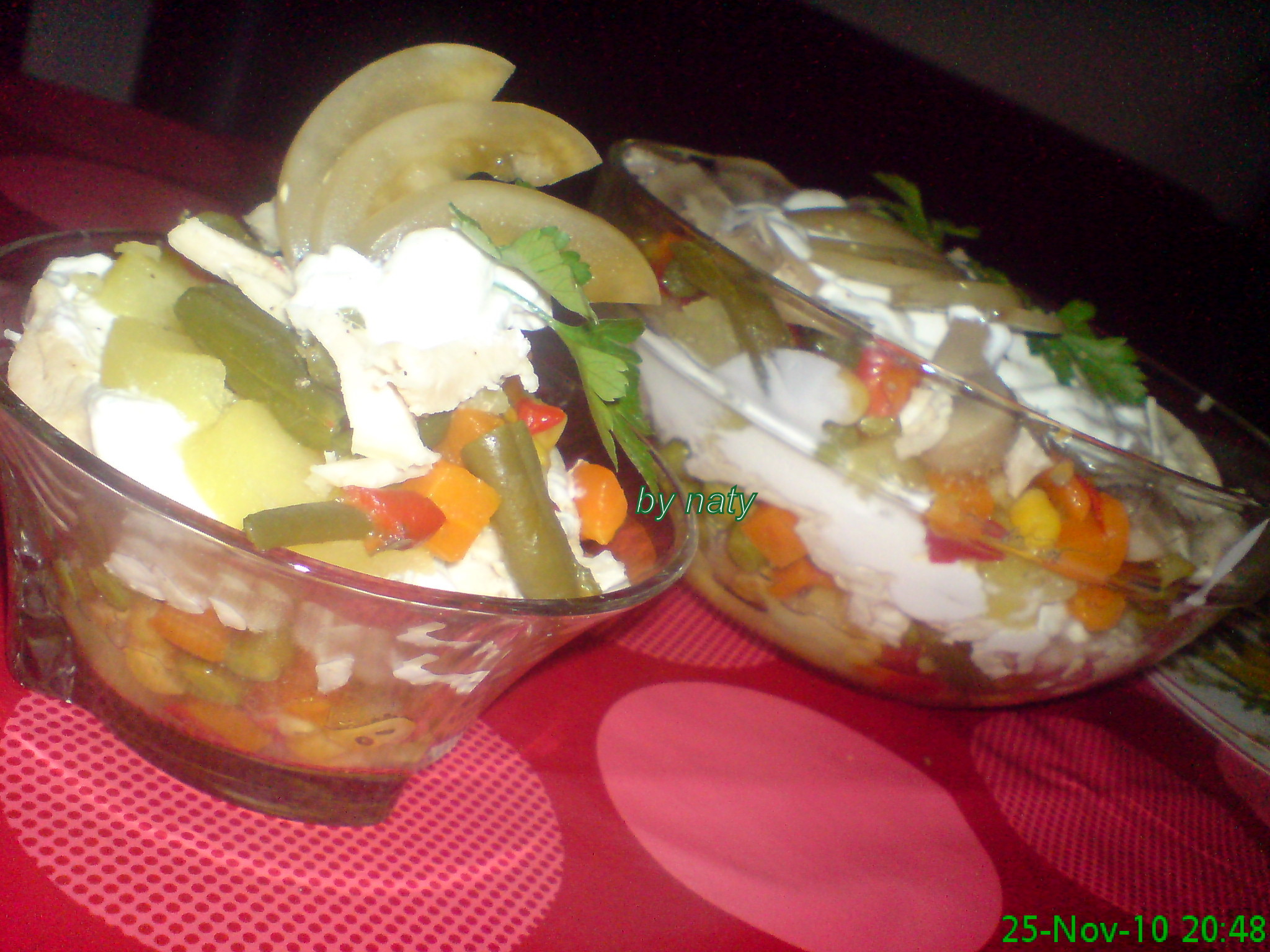 Salata cu legume congelate