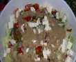 Eisbergsalat cu legume,telemea si somon in sos de mozzarella-9