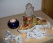 Eisbergsalat cu legume,telemea si somon in sos de mozzarella-12