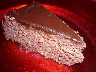 Chocolate cheesecake cu crema de napolitane