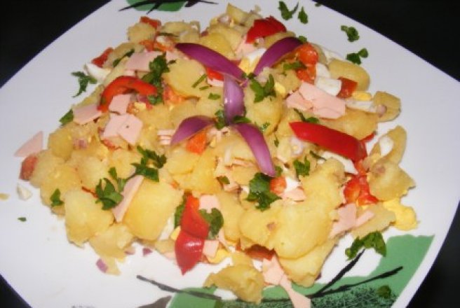 Salata gustoasa pe baza de cartofi