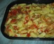 Cartofi si carnati afumati la cuptor-2