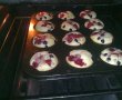 Muffins sau briose cu fructe de padure asortate-3