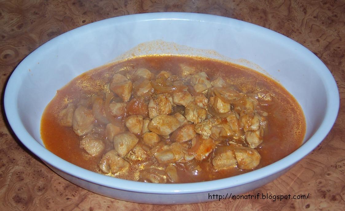 Korma curry de pui