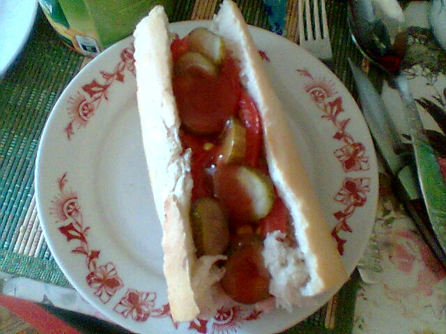 Hot dog de casa