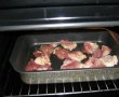 Carne de porc la cuptor cu sos de ciuperci-9