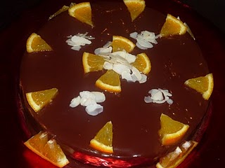 Tort de ciocolata si portocale