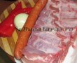Coasta de porc cu sos barbeque pe varza murata-2