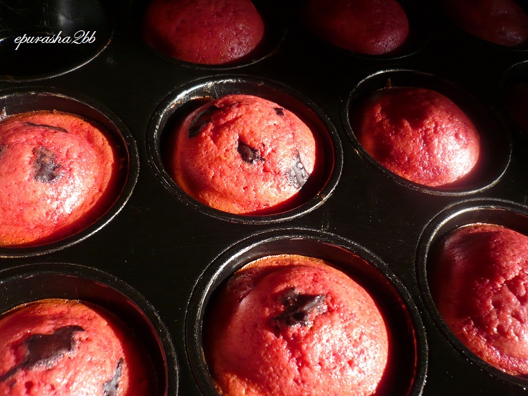 Beetroot muffins