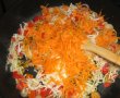 Gusa de porc & aripioare de pui marinate la cuptor cu garnitura de cartofi si sos de ciuperci cu portocala rosie-8