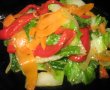 Pui la grill cu legume inabusite si pita crocanta-1