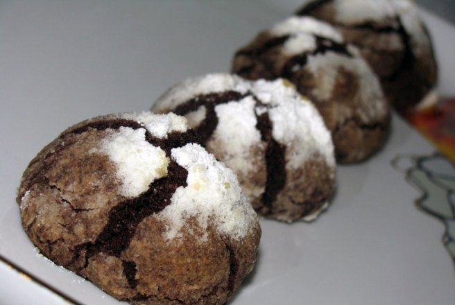 Biscuiti de cacao cu ciocolata