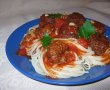 Spaghete cu sos şi chifteluţe-0