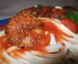 Spaghete cu sos şi chifteluţe-2