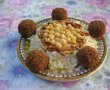Micul dejun arab-4.“Fattet hummus”-Pasta de naut cu iaurt si “faramituri “(crutoane) de paine-2