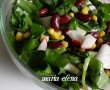 Salata de leurda cu fasole rosie si porumb-2
