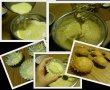 Muffins (briose) cu miere si albinute din martipan-1