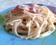 Spaghete carbonara, reţetă cu smantana-3