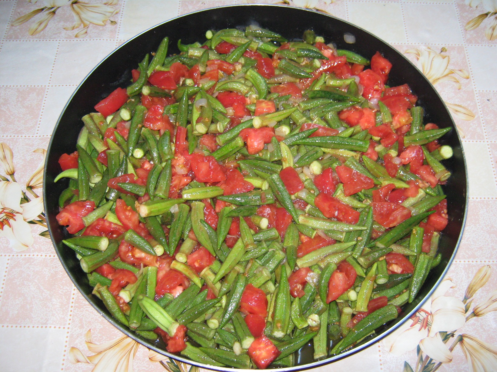Salata de bame-reteta specific araba