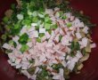 Salată de fasole verde cu ciuperci şi pastramă-1