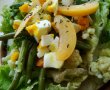 Salata calda de conopida si fasole verde cu chimen-3