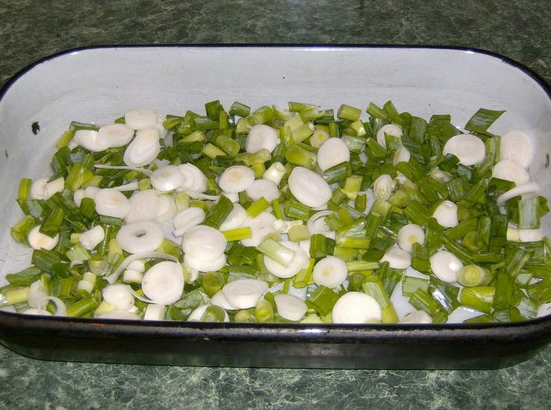 Pastrav la cuptor cu legume