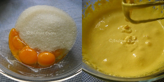 Inghetata de vanilie cu sos de cirese