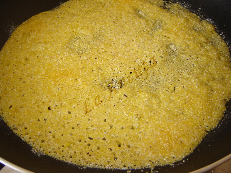 Omleta in crusta de malai