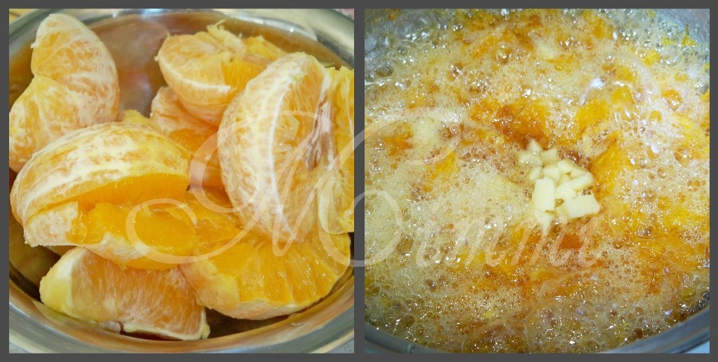Gem de portocale cu ghimbir