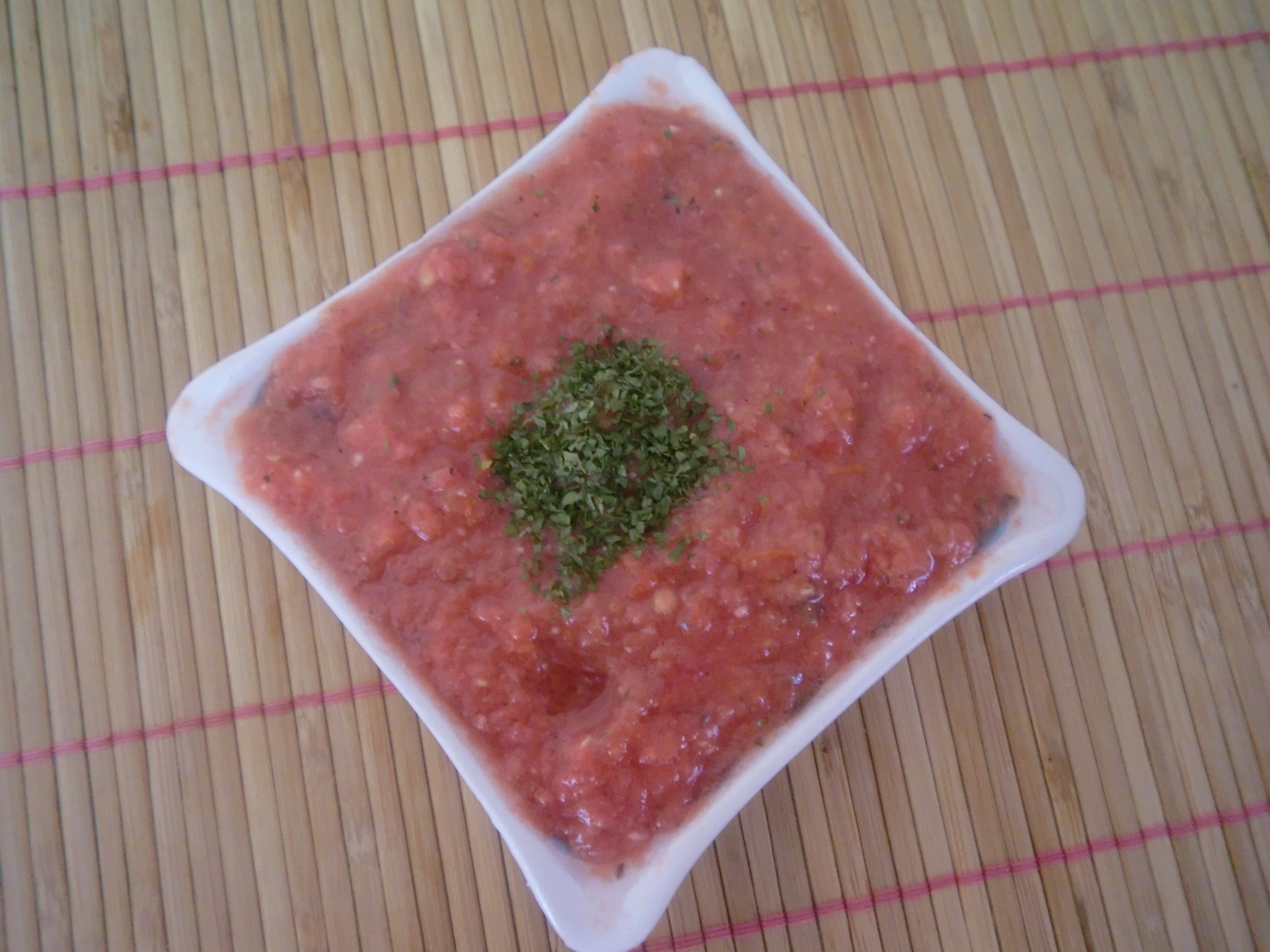 Salsa de tomate al natural