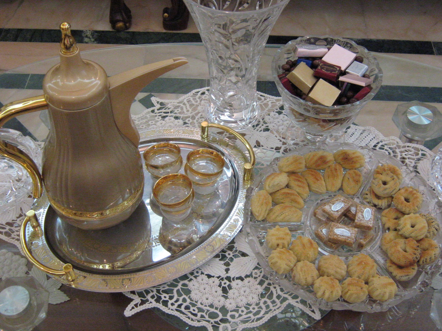 Cafea araba cu cardamom pentru ocazii -“Ahwa sada”