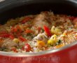 Pilaf de orez cu legume și pulpe de pui-3