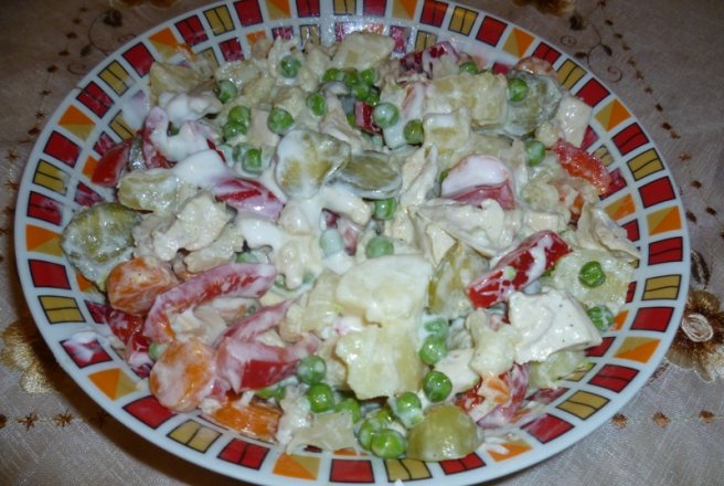 Salata de pui cu iaurt