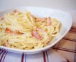 Spaghete carbonara, reţetă cu smantana-2