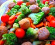 Sufleu de broccoli cu chiftele-3