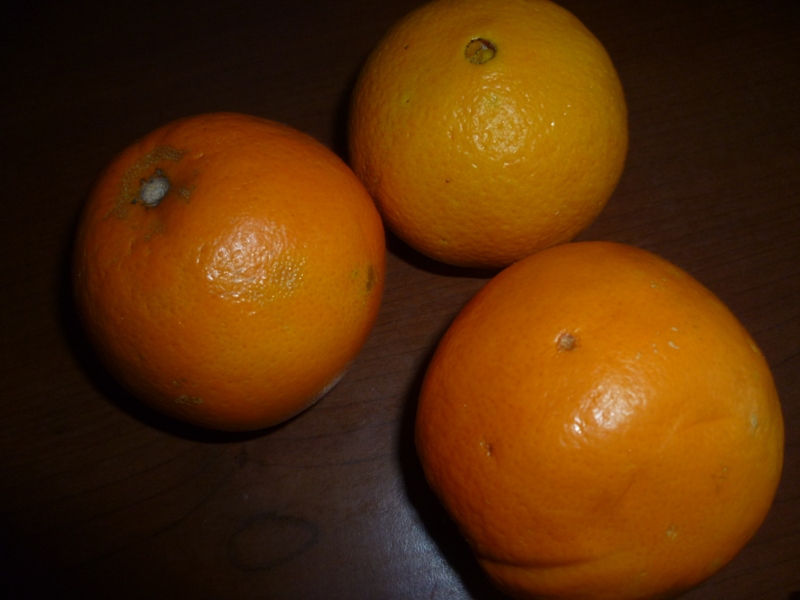 Coaja de portocala confiata