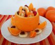 Salată de fructe în coajă de portocală-2