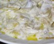 Salata de fasole galbena cu iaurt si usturoi-1