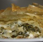 Placinta cu spanac si feta/ Spanakopita