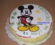 Tort Mikey Mouse cu cremă de lămâie-10