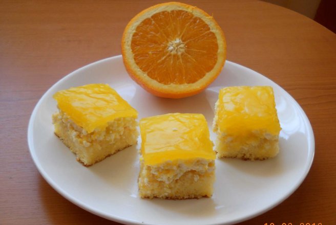 Prajitura cu branza dulce si portocala