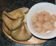 Scoici St.Jacques (scallops) cu ciuperci in sos redus de peste-0